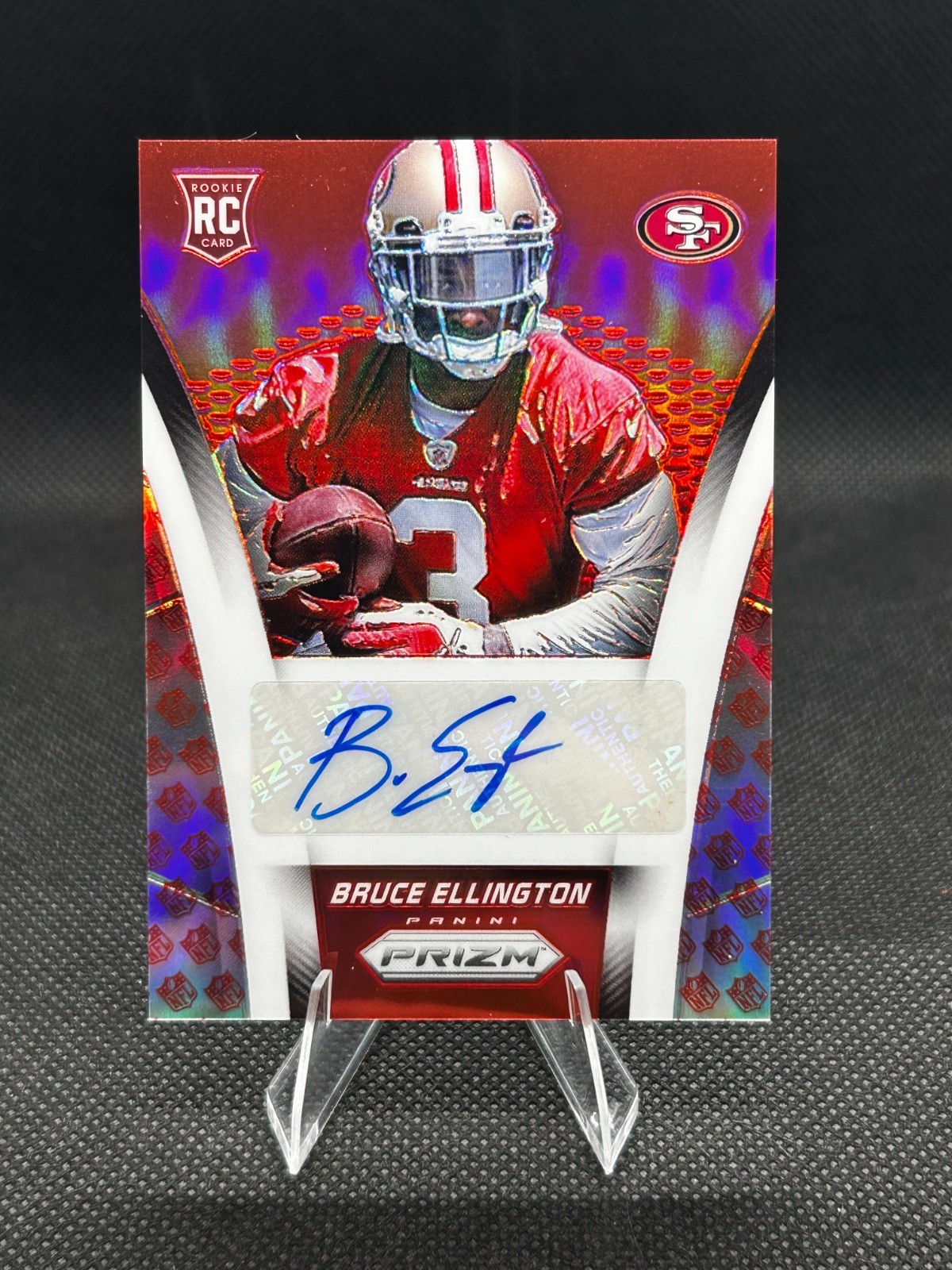 Bruce Ellington Panini Prizm Autograph Rookies #ARBE NFL Shield