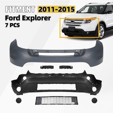 Front Bumper Cover Set For 2011 2012 2013 2014 2015 Ford Explorer Limited Xlt