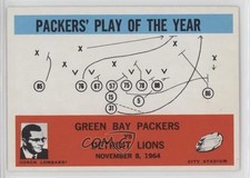 1965 Philadelphia Packers' Play of the Year Vince Lombardi #84 HOF 12oh
