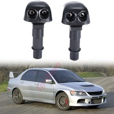2x Hood Windshield Washer Wiper Nozzle Sprayer Arm Jet For Mitsubishi Lancer