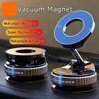 360 Vacuum Magnetic Phone Holder Adjustable Suction Cup Car Mount Foldable Stand