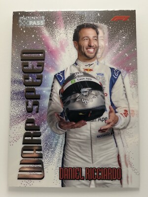 2024 Topps F1 Paddock Pass - DANIEL RICCIARDO Warp Speed SP #WP-18 Visa Cash App