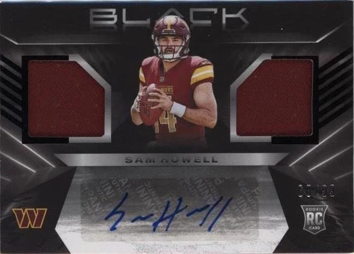 2022 Panini Black Sam Howell #RSM-SHO