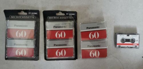 Panasonic RT-602MC MicroCassette for Answer Machine Dictation Recorder Set of 7 - Picture 1 of 7