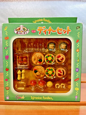 Sylvanian Families Calico Critters Forest Kitchen dinner set MI-16 Japan 2000