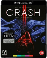 CRASH (1996) 4K UHD Blu-Ray BRAND NEW Free Ship (USA Compatible)