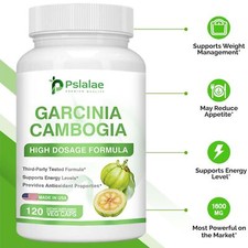 Garcinia Cambogia - Dieta para bajar de peso, bloque de carbohidratos, supresor del apetito, quemador de grasa