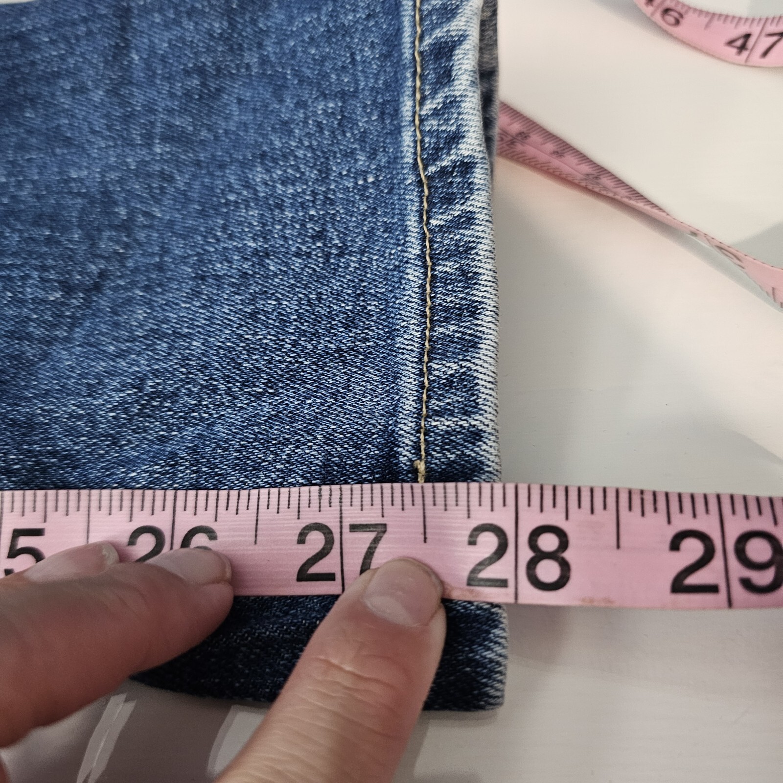 Anthropologie AG Vintage Stevie Ankle Button Up Jeans Women's Size 28 EUC thumbnail 12