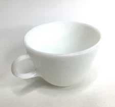 Pyrex White Milk Glass Coffee or Tea Cup mug kitchenware Vintage