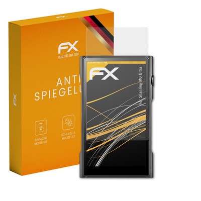 atFoliX 3x Displayfolie für Shanling M6 Ultra Schutzfolie matt&stoßfest Folie