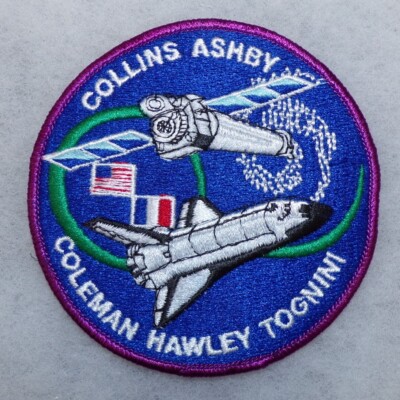 Original USA NASA Space Shuttle Columbia STS-93 Embroidered Patch Vintage