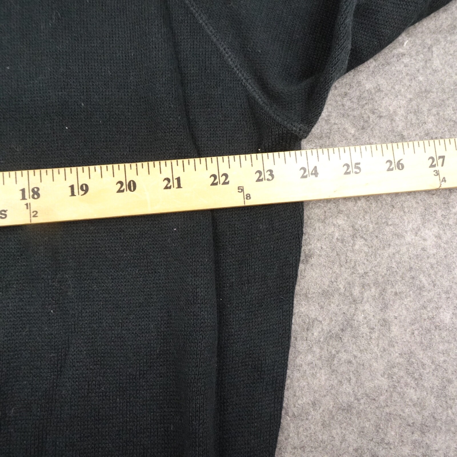 Maglione Polo Vintage Ralph Lauren Uomo Large L Nero Polo Tennis Pony