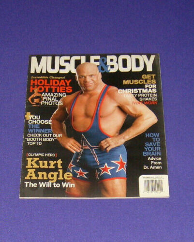 Muscle and Body Magazine (December 2010) WWE TNA Wrestler Kurt Angle, Health Tips eBay image