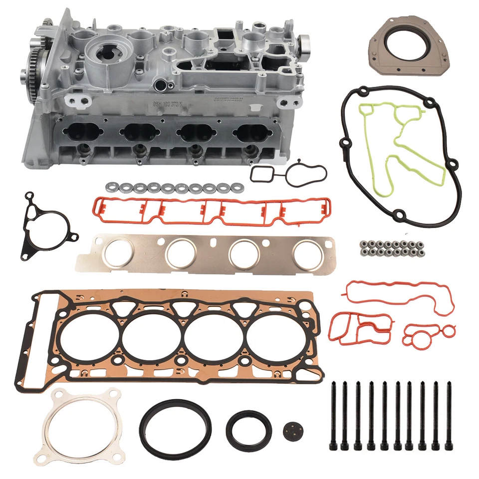 Kit completo de culata para Volkswagen Passat Jetta GTI Tiguan 2.0T CCTA CCZA Foto 3 de 4