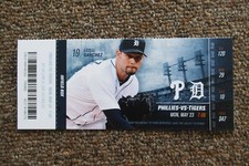 DETROIT TIGERS VS PHILLIES 5/23/2016 FULL TICKET ~ MIGUEL CABRERA (2 HRs)