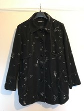 Et Dieu Crea La Femme J.mane Unique Desginer Wool Coat Size Fr 44 / Uk 16