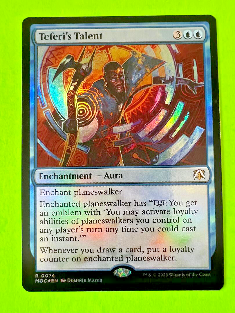march of the machine rare cards MTG March of the Machine ( Teferi's Talent ) Foil Rare