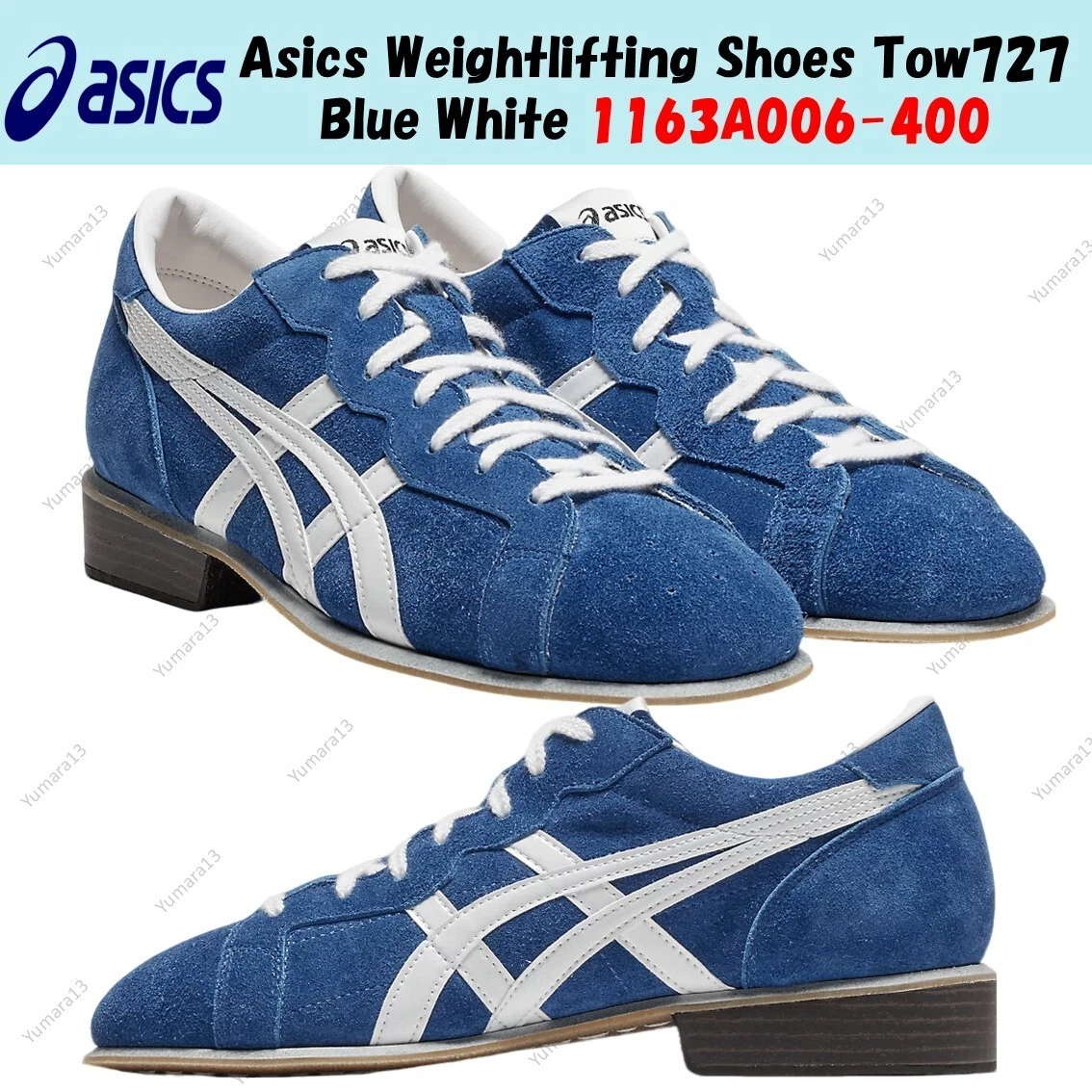 ASICS Weightlifting 727 Blue White for Sale | Authenticity