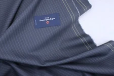 Ermenegildo Zegna plain weave lightweight suiting fabric superfine wool and silk