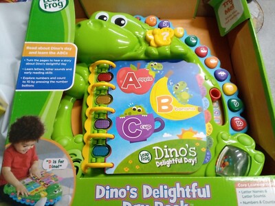 LeapFrog Dino Friends Delightful Day Book New In Box Kids Learning