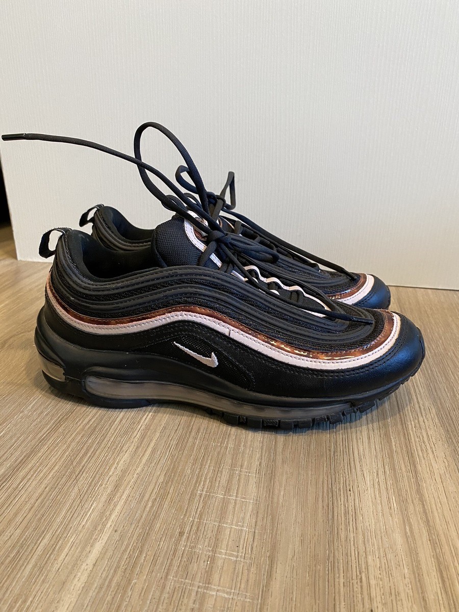 WMNS NIKE AIR MAX 97 BLACK-BARELY ROSE PINK SZ 8.5 [CU4751  display picture 1