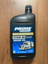 prime guard SAE 15w-40 engine oil diesel heavy duty