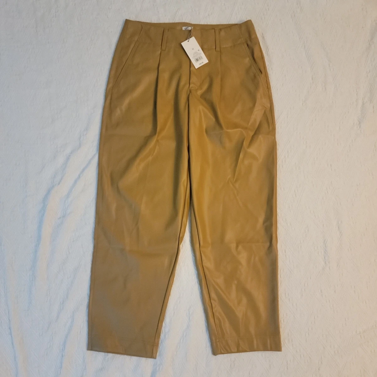 Leather dress pants for women deals