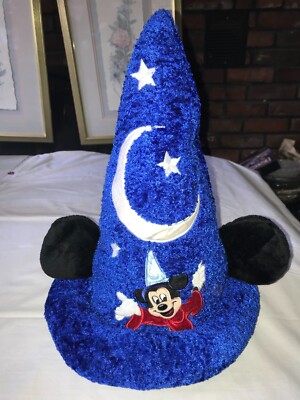 Vintage Disney Parks Sorcerer Mickey Mouse hat Sorcerer\'s Apprentice Fantasia Mickey Mouse Ears Fantasia Sorcerer main image 3