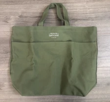 Zara Home Large Canvas Fabric Shopper Shoulder TOTE Bag NEW with TAGS