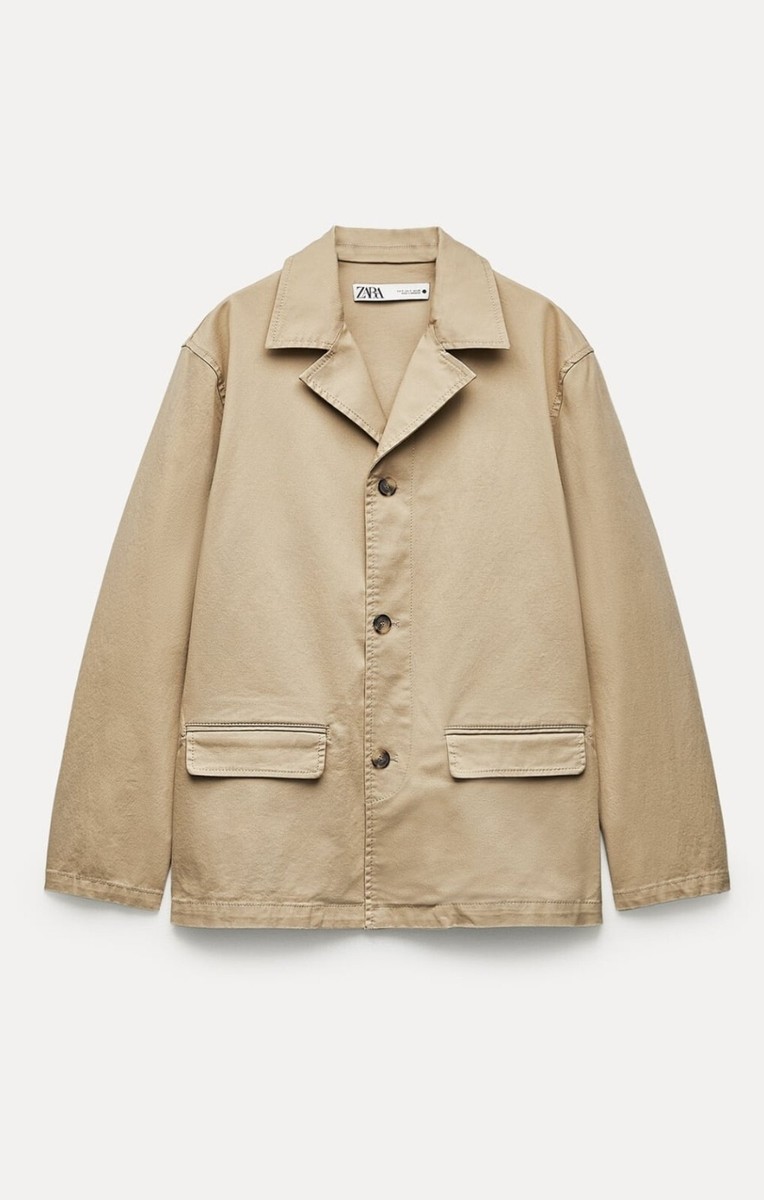 ZARA zw collection フルイドジャケット サテン風ジャケット ZARA】ダブルフェイスジャケット ZW COLLECTION 3548/246 (ZARA