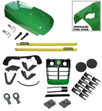 Grille/Upper Hood/Fuel Door Kit/Mounting Seal Kit/Sticker fits John Deere 4600