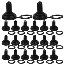 20 Pcs Button Switch Covers Weatherproof Boot Dustproof Rubber Electronic Cap