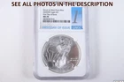 NobleSpirit (AM) 2020 W American SILVER Eagle Dollar First Day NGC MS70