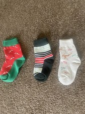 Pact Holiday Crew Socks Kids 4Y-8Y Multicolor Organic Cotton 3-Pack