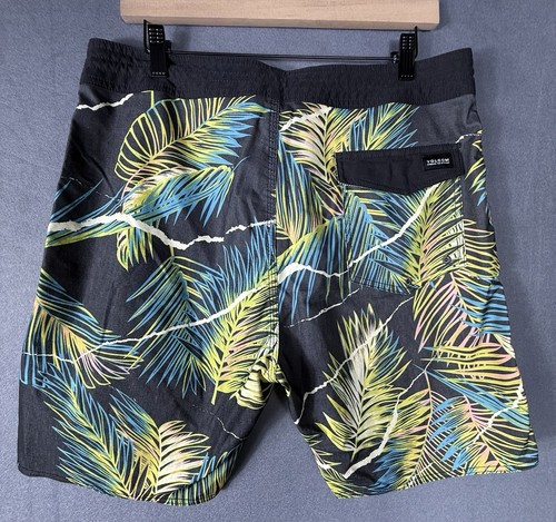 Volcom Stone Lightning Leaf Print Surf Shorts W/ Back Pocket Men’s 34 - Picture 9 of 10