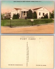 First Church Christ Scientist Spring Valley NY Postcard