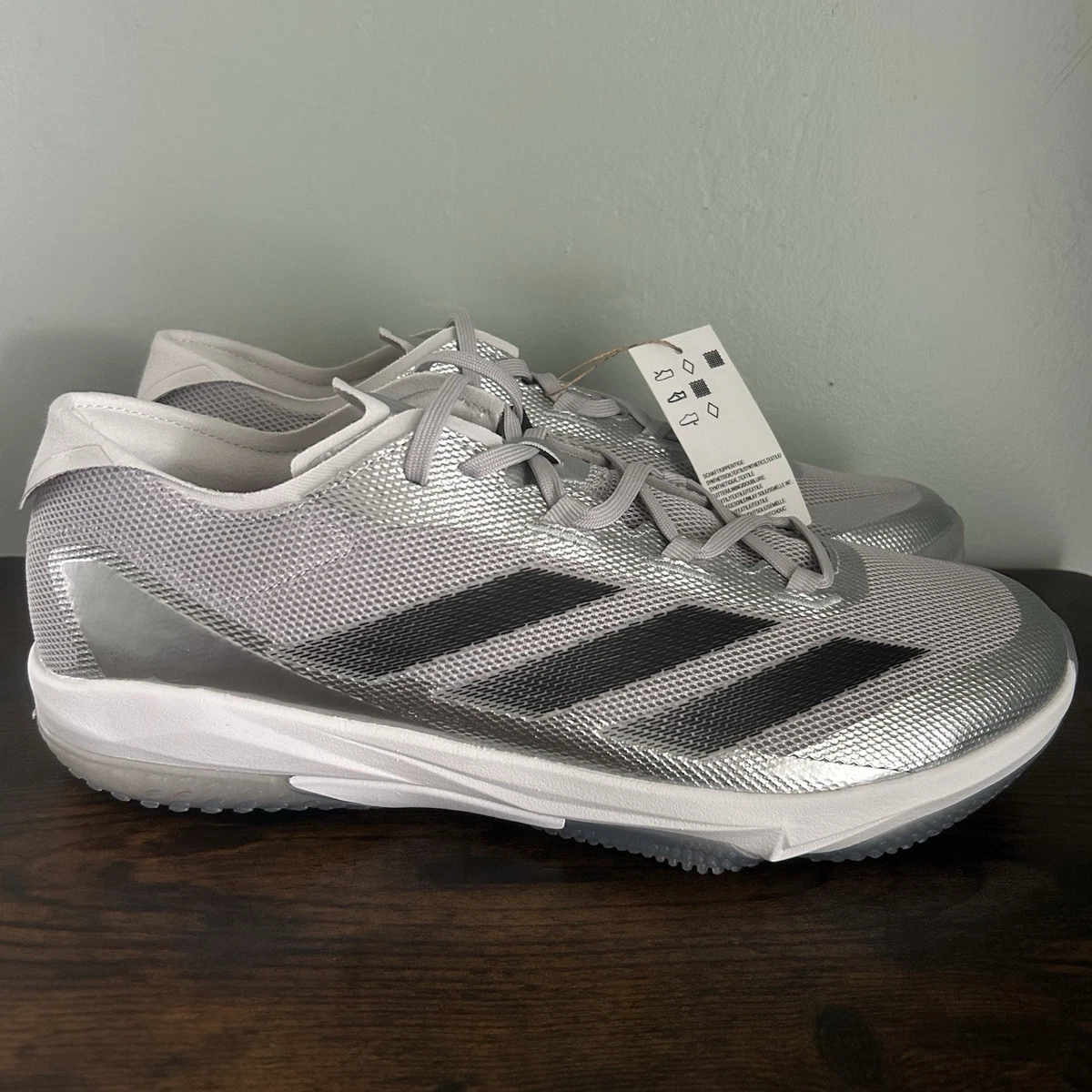 adidas Gray Baseball & Softball Shoes & Cleats for Men for sale | eBay display picture 1