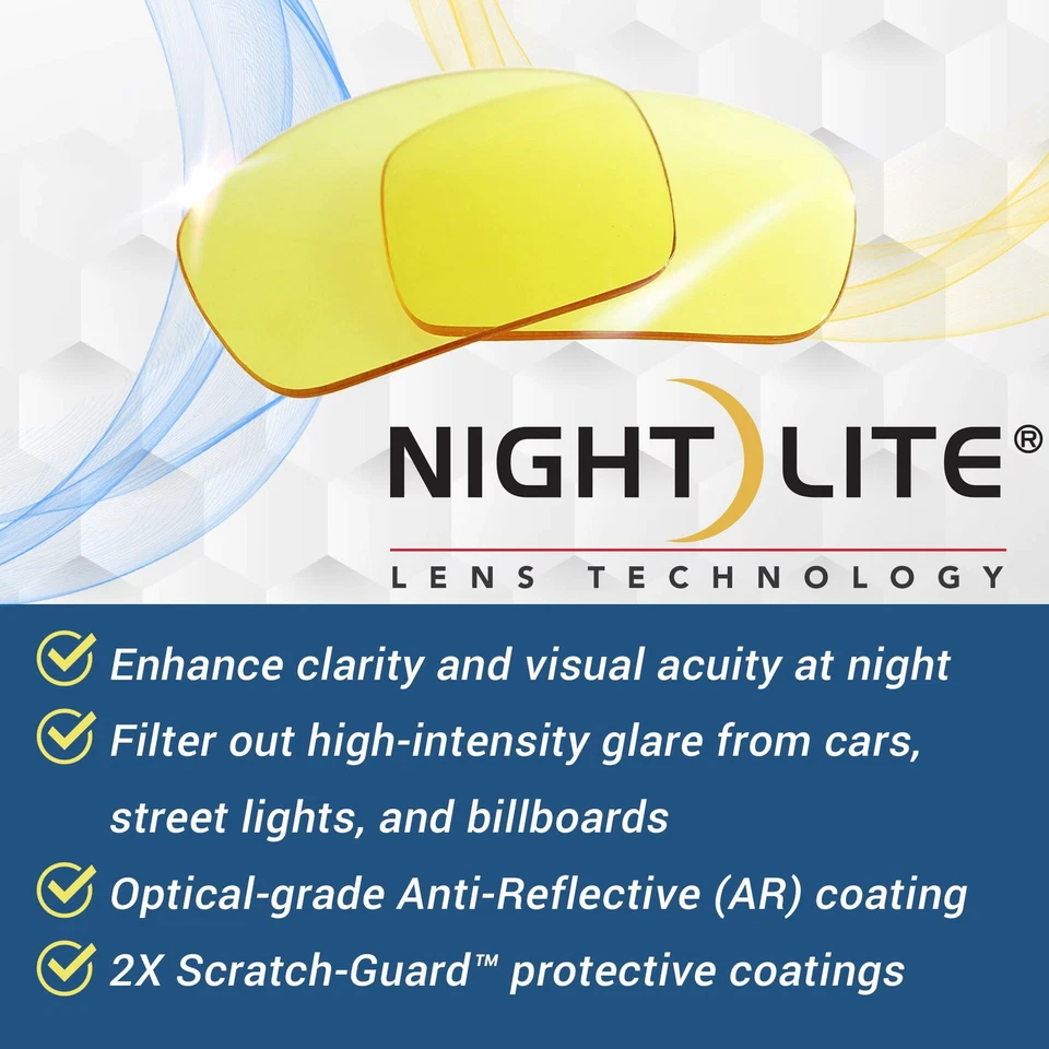 Night-Lite Navigator Night Driving Glasses Anti-Glare Night Vision Glasses - Image 3 of 4