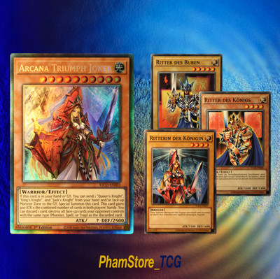 YuGiOh! Schachritter Deck   Einzelkarten zur Auswahl