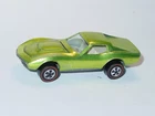 HOT WHEELS REDLINE US CUSTOM CORVETTE -Antifreeze Spectraflame, -NICE!