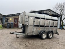 Graham Edwards 12ft Cattle Trailer With Sheep Decks. Ifor Tractor Trailer Loader