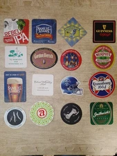 (Lot of 16) Beer Coasters Assorted Breweries Various Brands