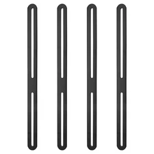 4Pcs Stainless Steel Flat Mending Plates, Flat Support Bracket Repair Plate R...