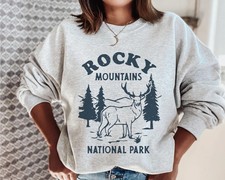 Rocky Mountains National Park Sweatshirt Colorado Hiking Nature Gift