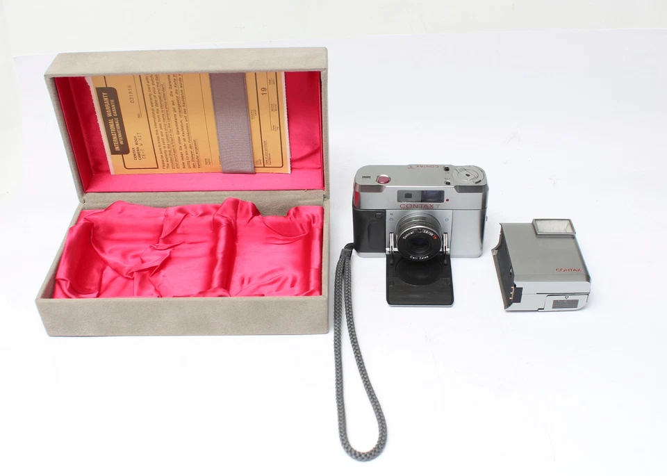 Contax T mit Zeiss Sonnar 2.8/38 T*Objektiv. Analogkamera Getestet! Nr.59 - Bild 3 von 4