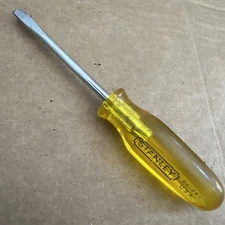 Vintage Stanley Professional 66-264 Flat Head Slotted Screwdriver - Made in USA
