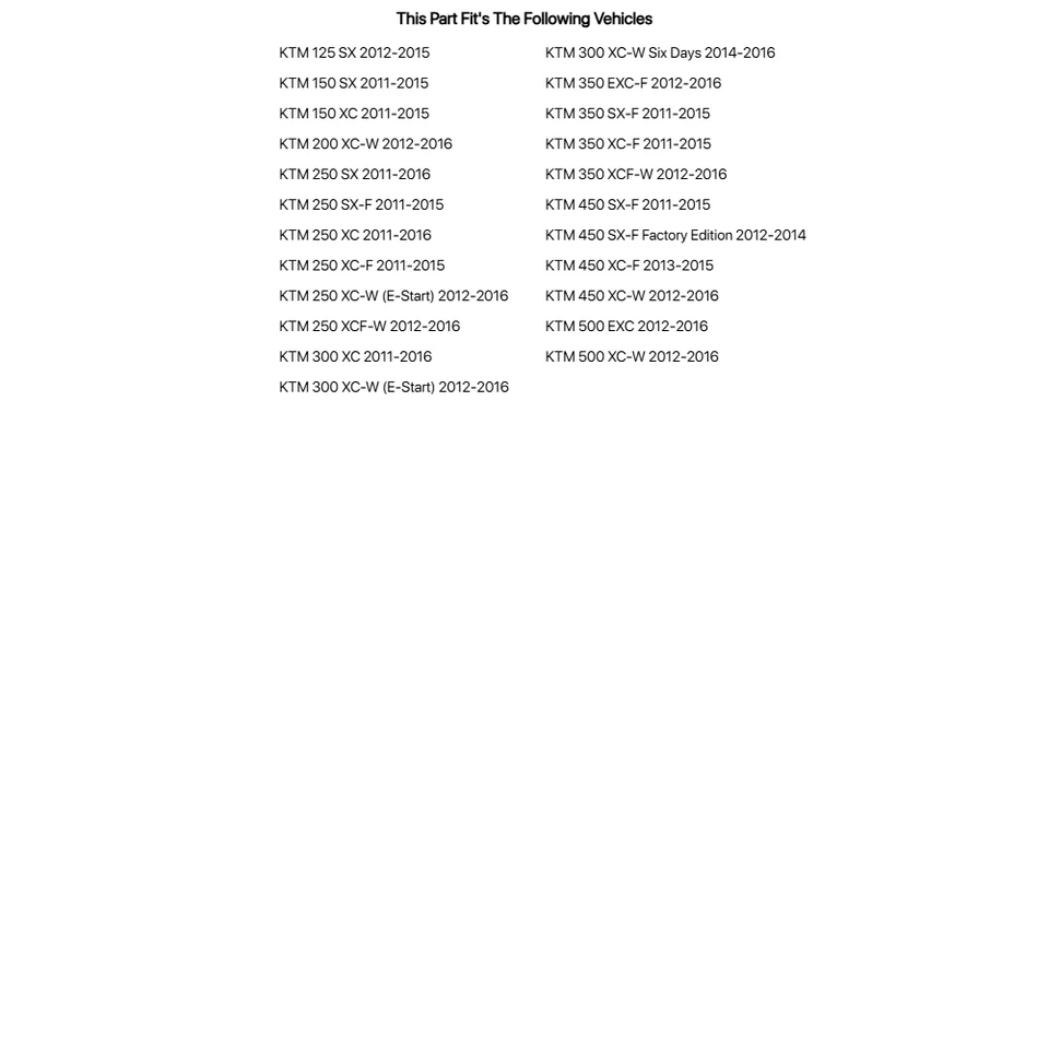 Paneles laterales Acerbis blancos para KTM 350 XCF-W 2012-2016 Foto 3 de 3