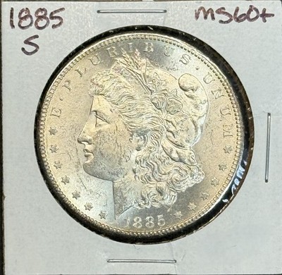 1885-S Morgan Silver Dollar, MS+, (11355)