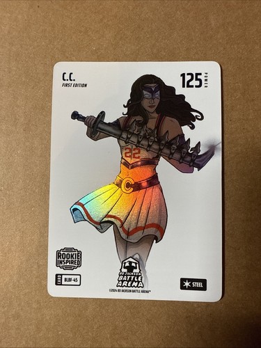 2024 Bo Jackson Battle Arena BLIZZARD STEEL C.C. Caitlin Clark #BLBF-45 FOIL