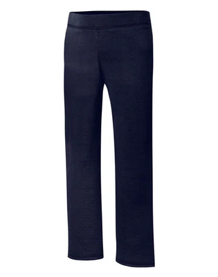Hanes EcoSmart Girls' Open Bottom Leg Sweatpants Youth ComfortSoft Elastic waist